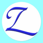 The Initial Z stickers