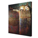 The innermost coffin of Tutankhamun Stretched Canvas Print