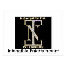 the INT symbol 2, Intangible Entertainment Post Card