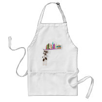 The Intellectual Donkey seaching a book Aprons
