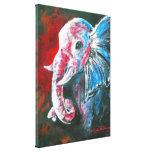 The Intelligent Elegant Elephant canvas prints