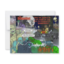 The Intergalactic Vampires Stickers invitations