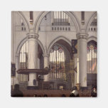 The Interior of Oude Kerk, Amsterdam, c.1660 Fridge Magnet