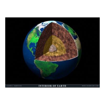 The Interior of the Earth Posters by solarviews