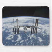 The International Space Station in orbit Mouse Pad