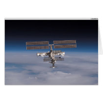 The International Space Station on the Horizon cards by moxieann The International Space Station on the Horizon cards