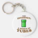 the internet - it�s a series of tubes - ted steven key chain