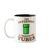 the internet - it�s a series of tubes - ted steven mugs