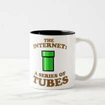 the internet - it�s a series of tubes - ted steven mugs