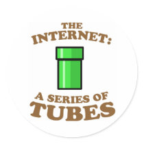 the internet - it�s a series of tubes - ted steven stickers by strk3 the internet - it�s a series of tubes - ted steven stickers