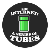 the internet - it�s a series of tubes - ted steven stickers by strk3 the internet - it�s a series of tubes - ted steven stickers
