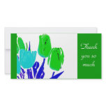 The invert,thank you note customized photo card