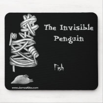 The Invisible Penguin: Fish mousepads