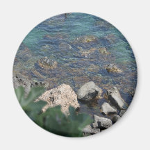 The Ionian Sea from Aci Castello Sicliy Refrigerator Magnets
