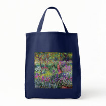The Iris Garden at Giverny, Claude Monet Bags