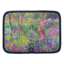 The Iris Garden at Giverny Claude Monet cool, old, Folio Planners