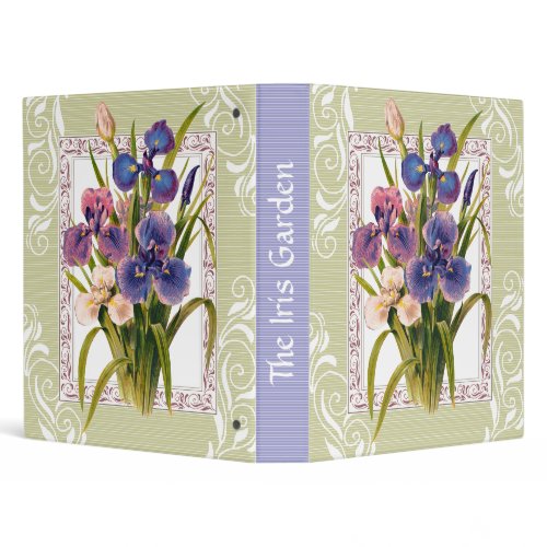 The Iris Garden – Beautiful Vintage Pink and Purple Irises Gift Designs