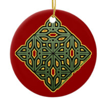 The Irish Christmas Knotwork Ornament ornaments