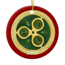The Irish Christmas Spiral Ornament 2010 ornaments