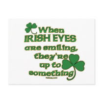 The Irish Eyes Joke on fun Irish Post Cards postcards