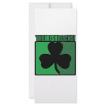 The Irish Rocks! Custom Rack Card
