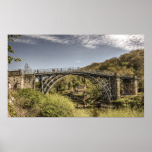 The Iron Bridge at Ironbridge, Telford, Shropshire Posters