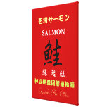 The Ishikari salmon SALMON 100 year retention canv Canvas Prints