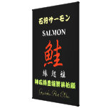 The Ishikari salmon SALMON 100 year retention canv Gallery Wrap Canvas