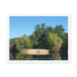 The Island At Wilson Pond Post Cards