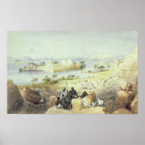 The Island of Philae, looking down the River Nile Poster