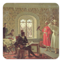 The Italian Ambassador Calvuci Square Sticker