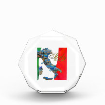 The Italian "Boot" Acrylic Award