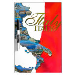 The Italian "Boot" Dry-Erase Whiteboard