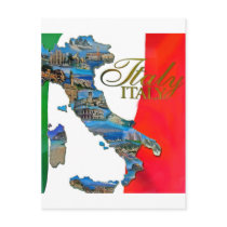 The Italian "Boot" Post Cards