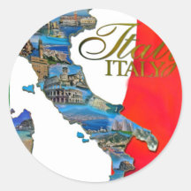 The Italian "Boot" Stickers