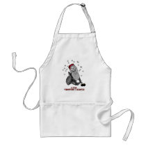 The Itching doG at Christmas aprons by curaduk The Itching doG at Christmas aprons