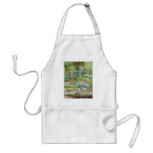 The Japanese Bridge 1899 Claude Monet Apron