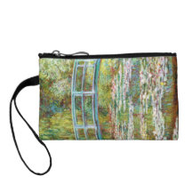 The Japanese Bridge 1899 Claude Monet Coin Purse