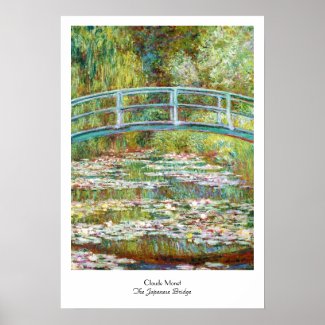 The Japanese Bridge 1899 Claude Monet Posters