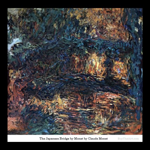 The Japanese Bridge by Monet by Claude Monet Posters