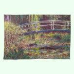The Japanese Bridge Claude Monet cool, old, master kitchen towels