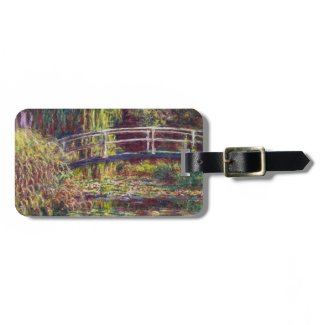 The Japanese Bridge Claude Monet cool, old, master Bag Tag