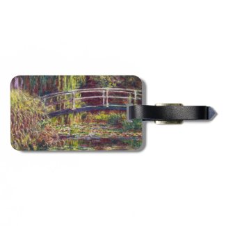 The Japanese Bridge Claude Monet cool, old, master Bag Tag