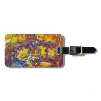 The Japanese Bridge Claude Monet Travel Bag Tag