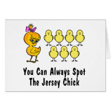 The Jersey Chick Greeting Card