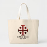 The Jerusalem Cross - Opus Dei - Work Of God Canvas Bag