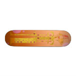 The Jester (Orange) Skate Board Decks