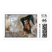 The Jester postage