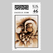 The Jester's Travel Postage postage