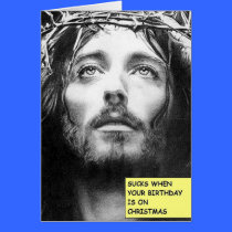 The Jesus Christmas Birthday Card cards
